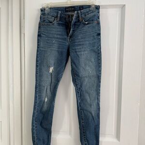 Lucky Brand Distressed Blue Skinny Jeans